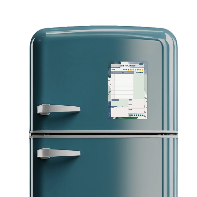 تخته وایت برد لاژید طرح پلنر روزانه مدل آهنربایی سایز 20×30 سانتیمتر