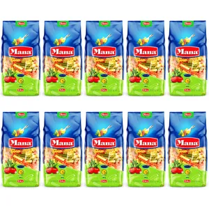 ماکارونی فرمی میکس سبزیجات مانا -500 گرم بسته 10 عددی