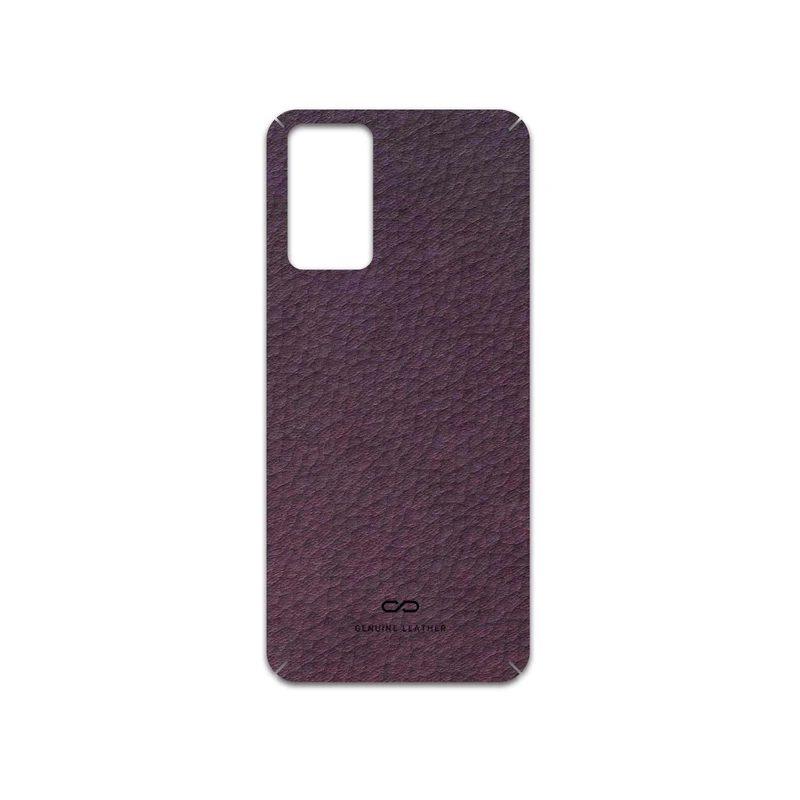 برچسب پوششی ماهوت مدل Purple-Leather مناسب برای گوشی موبایل شیائومی Redmi Note 12S