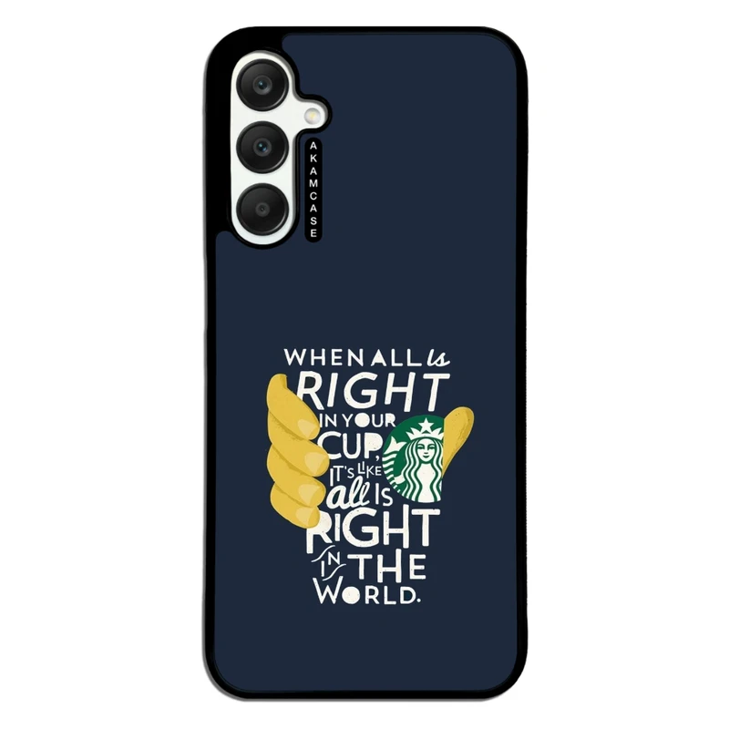 کاور آکام مدل AMC-WSGA25-STARBUCKS-31 مناسب برای گوشی موبایل سامسونگ Galaxy A25
