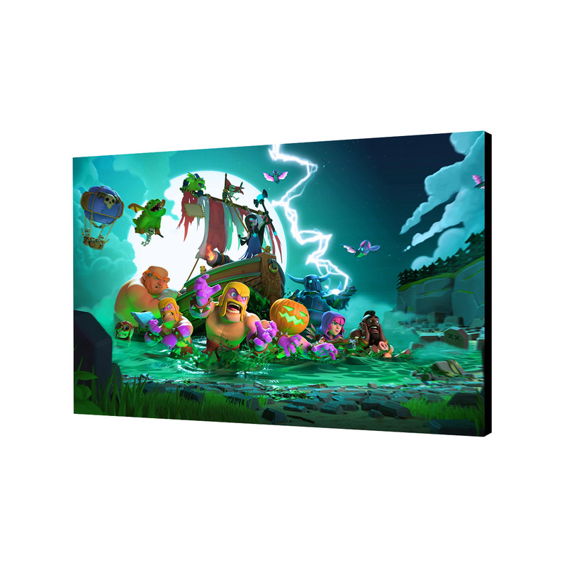 تابلو شاسی طرح کلش اف کلنز مدل As839 تابلو شاسی طرح کلش اف کلنز مدل As839