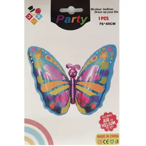 بادکنک فویلی طرح پروانه 