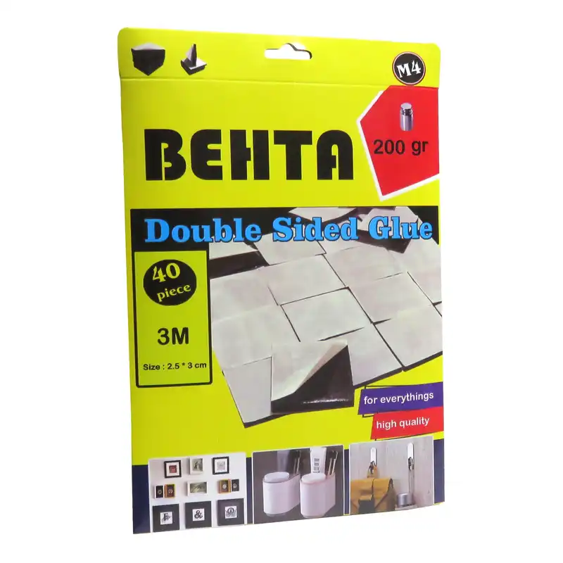 چسب دو طرفه مدل M40 مجموعه 40 عددی