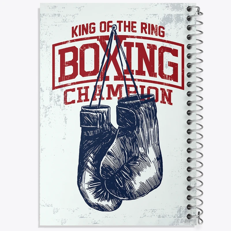 دفتر شطرنجی 50 برگ خندالو مدل بوکس (Boxing) کد F2530