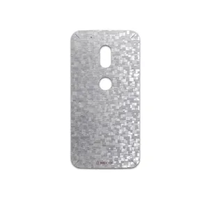 MAHOOT Silver-Silicon Cover Sticker for Motorola Moto G4 Play