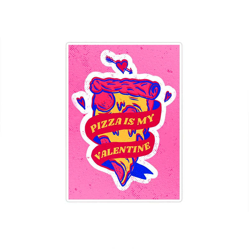 استیکر تزئینی موبایل و تبلت ماسا دیزاین مدل stkv053 طرح پیتزا