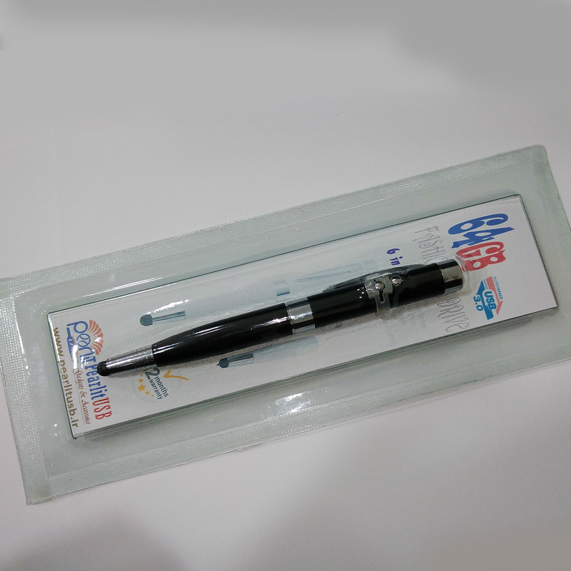 فلش مموری پرلیت یو اس بی طرح خودکار شش کاره کد U-86-U3.0 ظرفیت 64 گیگابایت