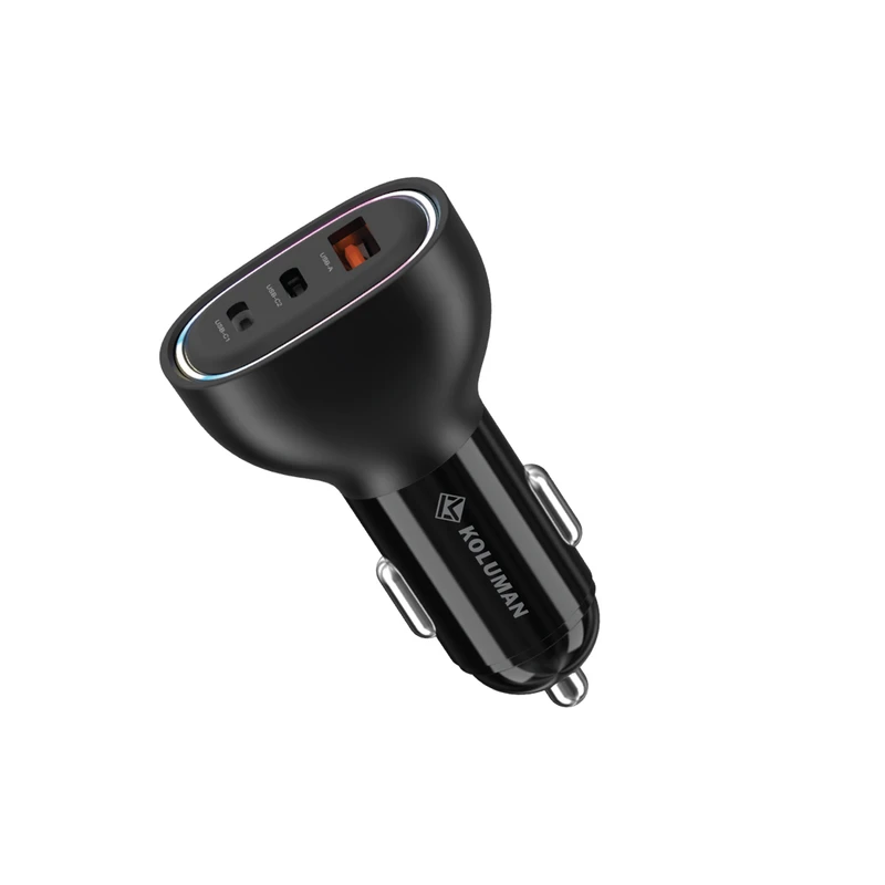 شارژر فندکی دو پورت 60 وات کلومن مدل K-C102