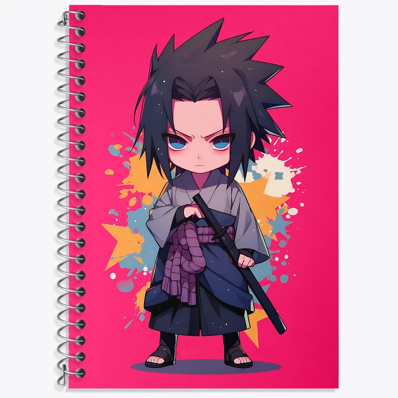 دفتر لغت 50 برگ خندالو طرح انیمه ناروتو (Naruto) کد N4611