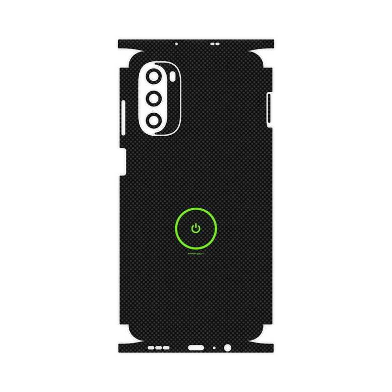 برچسب پوششی ماهوت مدل Minimal Power Button-FullSkin مناسب برای گوشی موبایل موتورولا Moto G52