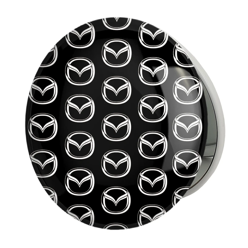 آینه جیبی خندالو طرح مزدا mazda مدل تاشو کد 23524 