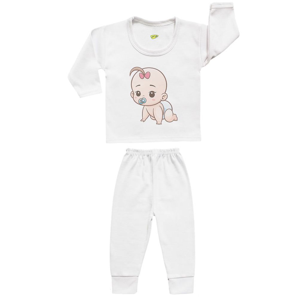 ست تی شرت و شلوار نوزادی کارانس مدل SBS-3079
