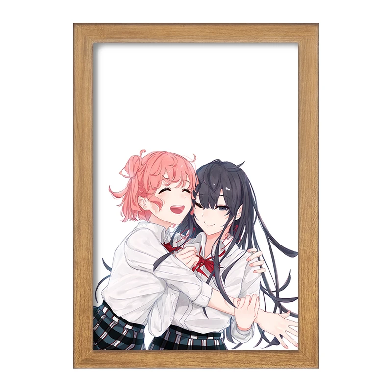 تابلو خندالو مدل یویی و یوکینو انیمه جوانی کمدی رومانتیک من کد 32516