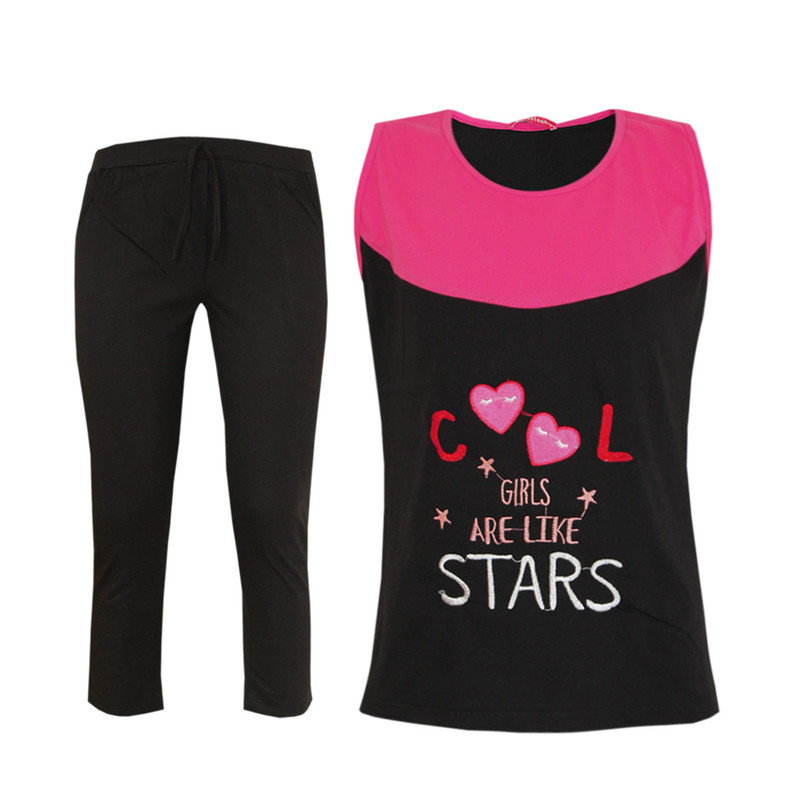 ست تاپ و شلوارک زنانه کد 100135170h