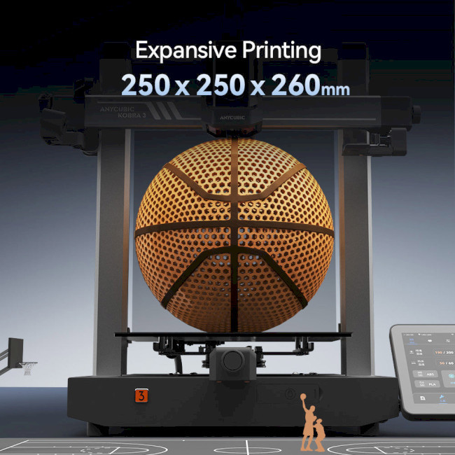 پرینتر سه بعدی آنیکیوبیک مدل KOBRA3 COMBO