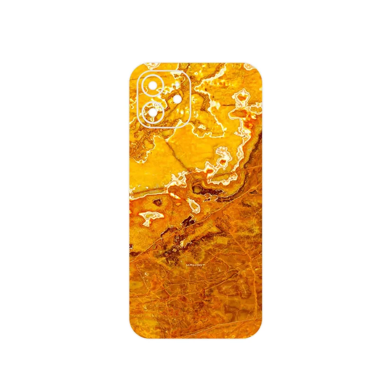 برچسب پوششی ماهوت مدل Gold Marble مناسب برای گوشی موبایل اپل iPhone 12