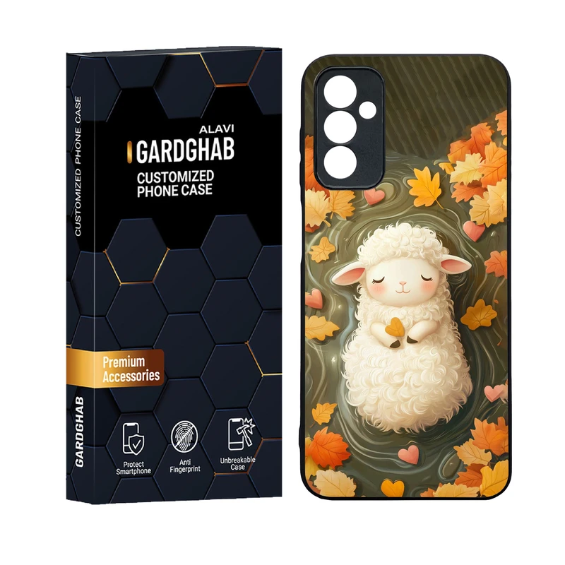 کاور گارد قاب علوی دورژله ای پشت گلس مدل کارتونی و انیمه مناسب برای گوشی موبایل سامسونگ Galaxy F13