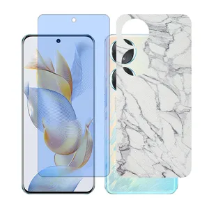 Glass together model anti blue screen protector suitable for Honor 90 mobile phone with back cover sticker