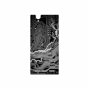 MAHOOT Black Printed Circuit Board Cover Sticker for Sony Xperia T2 Ultra
