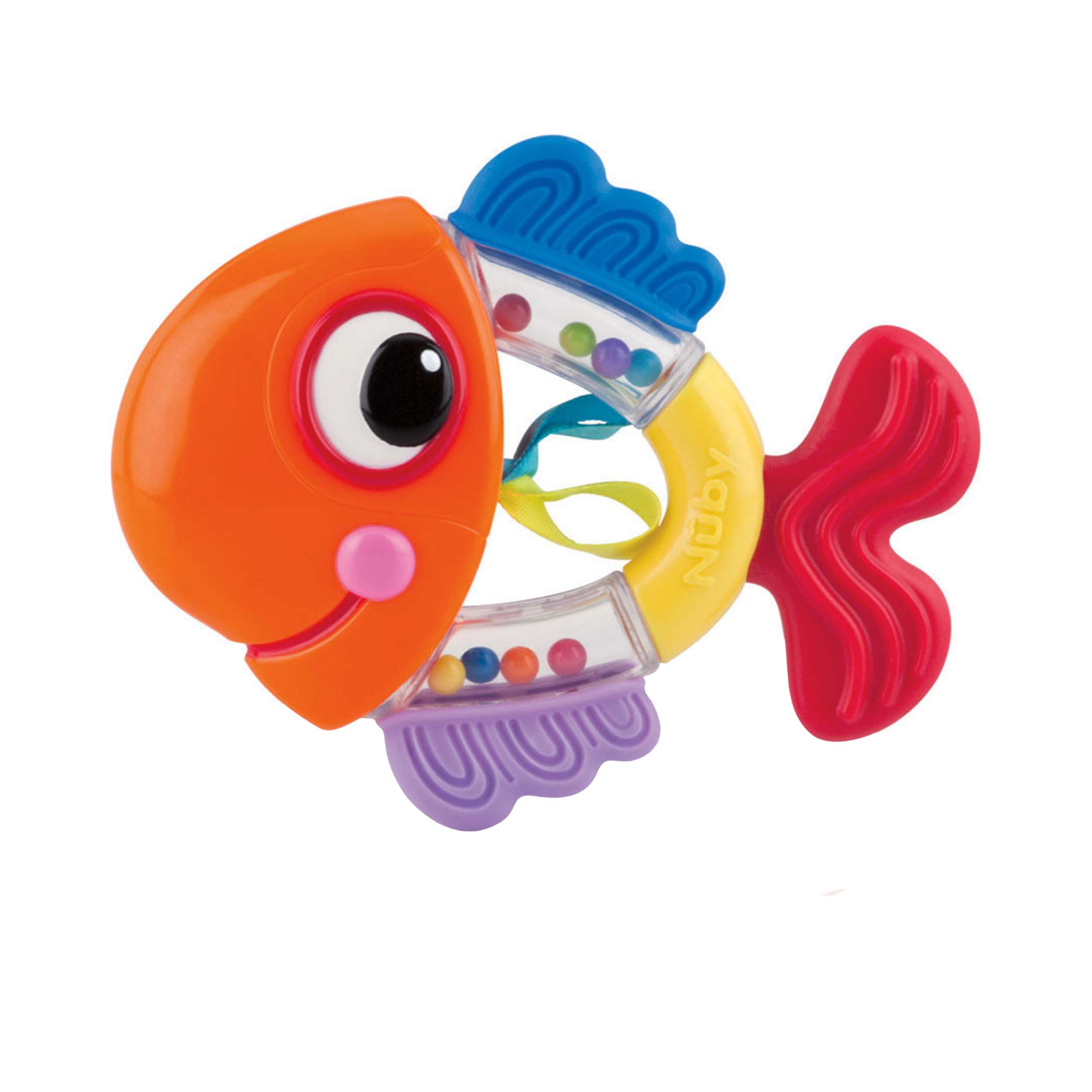 جغجغه ودندان گیر کودک نوبی مدل Id686.1 طرح ماهی