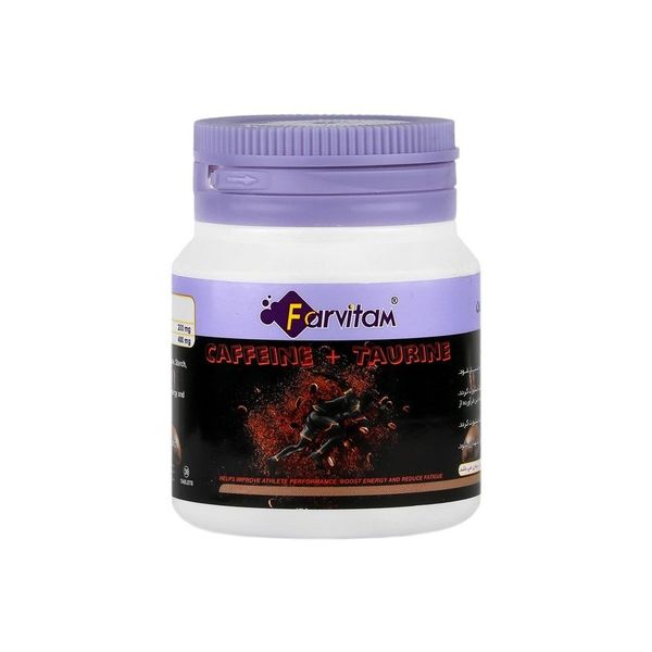 قرص کافئین تائورین فارویتام بسته 30 عددی