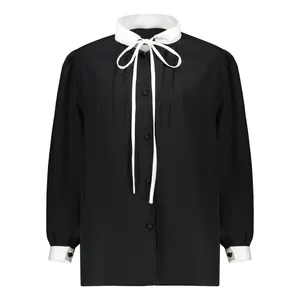 شومیز آستین بلند یقه ایستاده زنانه مدل 6-30