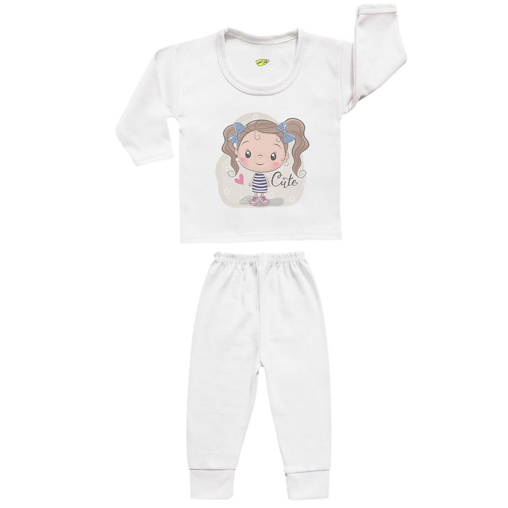 ست تی شرت و شلوار نوزادی کارانس مدل SBS-3143