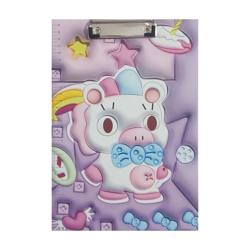 تخته شاسی مدل سه بعدی طرح بچه خوک سایز A4