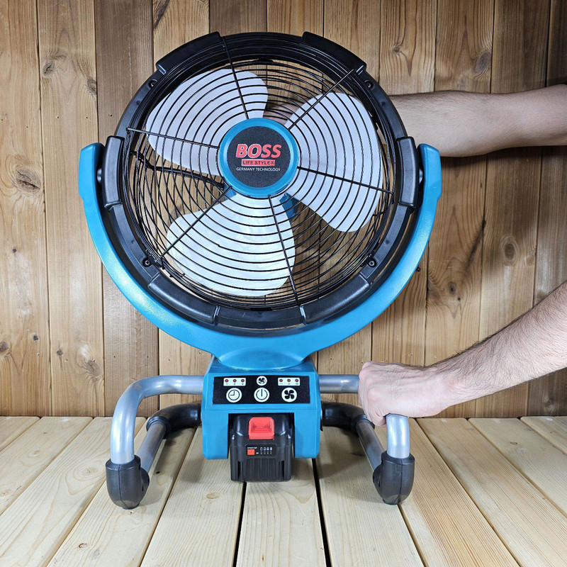 پنکه شارژی باس مدل LIFE STYLE-Super fan ظرفیت 90 میلی آمپر