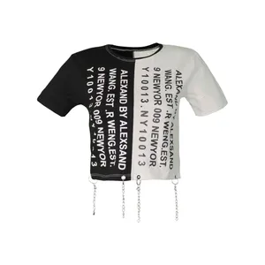 کراپ‌تاپ آستین کوتاه زنانه مدل لاتین 012