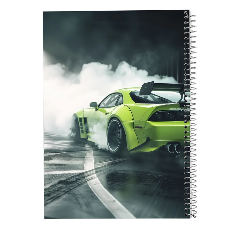 دفتر ژورنال نویسی 50 برگ مدوپد مدل نقطه ای طرح need for speed کد DF13606