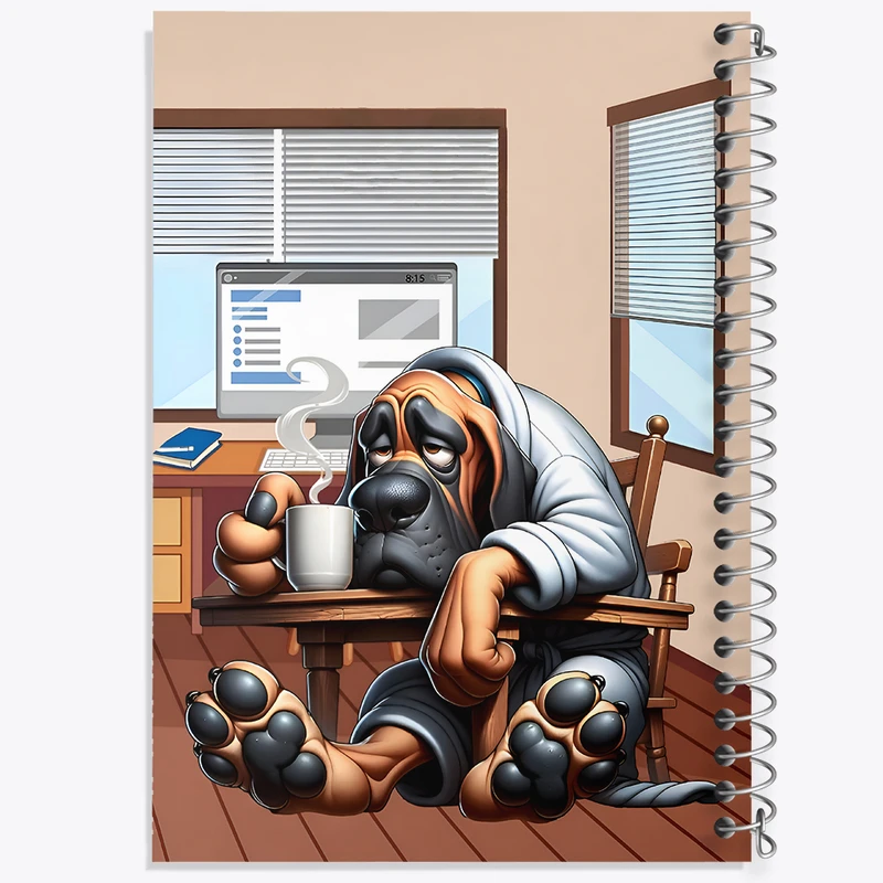 دفتر نقاشی 50 برگ خندالو طرح سگ خسته کد F6150