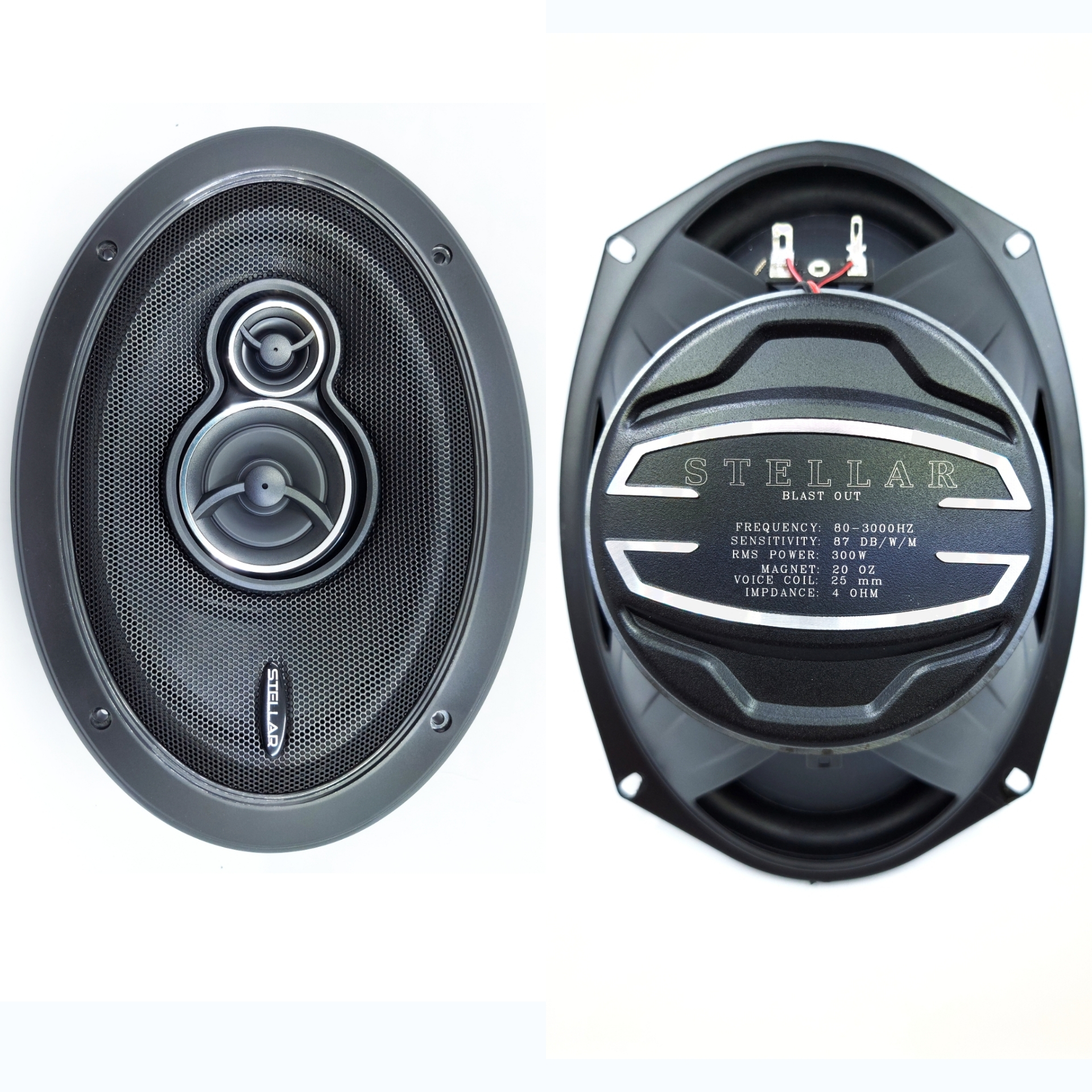اسپیکر خودرو استیلر  مدل 3WAY بسته دو عددی