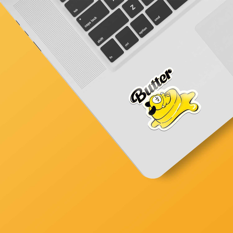 استیکر لپ تاپ گیم مون طرح Bts Butter کد 111162 3