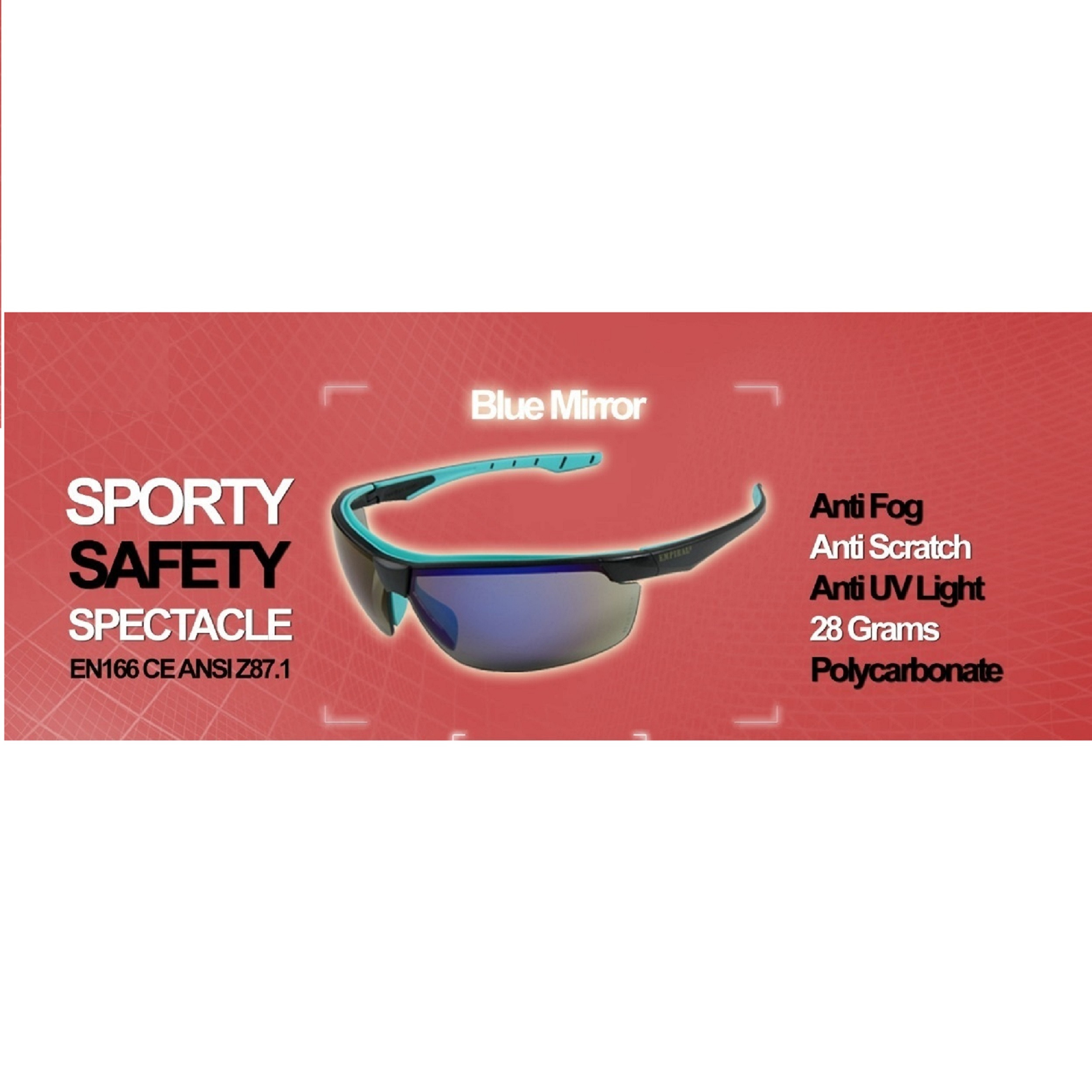 عینک ایمنی مدل مهندسی اسپرت SPORTY SPECTCACLE