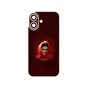 MAHOOT Portrait of an Indian Woman Cover Sticker for Apple iPhone 16