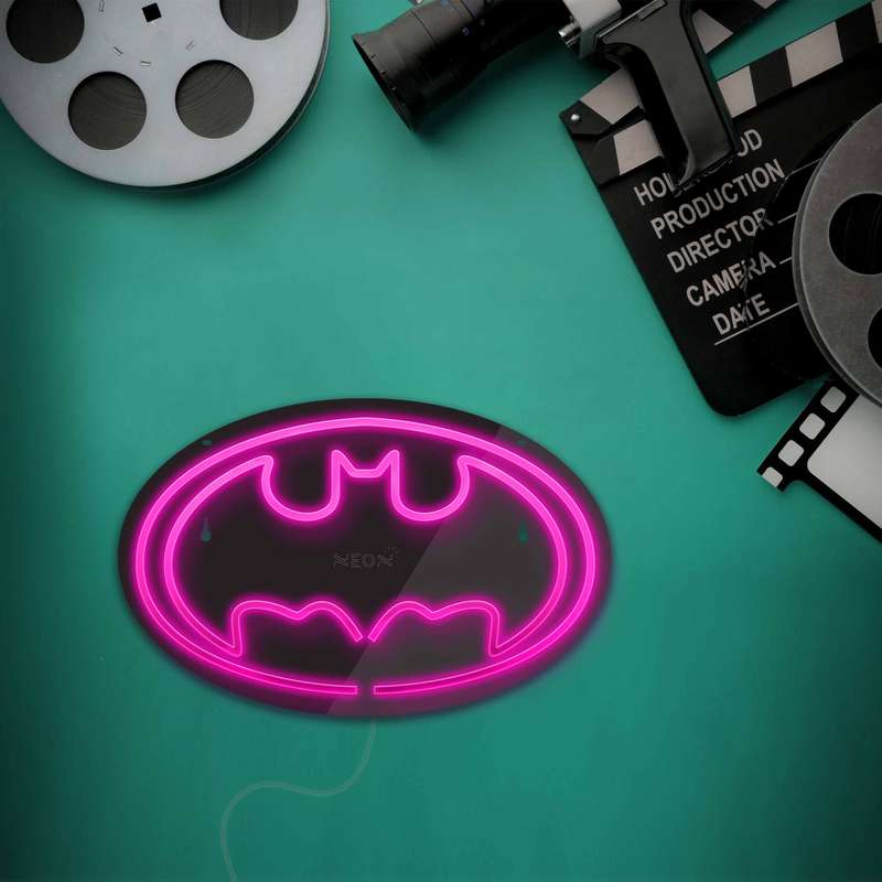 چراغ دیواری نئون دیزاین طرح Batman-BL_PN