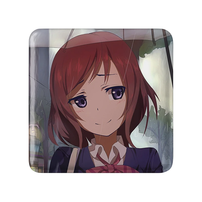 مگنت خندالو طرح ماکی انیمه لاو لایو Love Live  مدل مربعی کد 18294