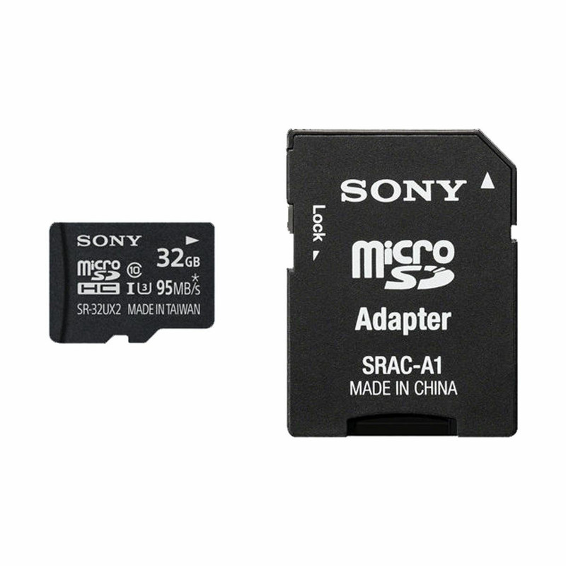 کارت حافظه microSDHC سونی مدل SR-32UX2A کلاس 10استاندارد UHS-I U1 سرعت 95MBps ظرفیت 32 گیگابایت به همراه آداپتور SD