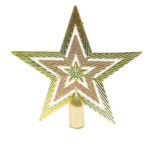 آویز تزیینی مدل ستاره سردرخت کریسمس