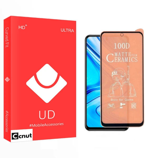 محافظ صفحه نمایش سرامیکی  کوکونات مدل UD Glass مناسب گوشی موبایل شیائومی Redmi Note 9S / Note 9 Pro