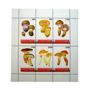 تمبر یادگاری مدل قارچ کد aa-376 مجموعه 6 عددی