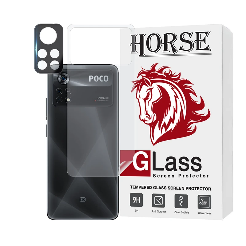 محافظ پشت گوشی هورس مدل MTBFULH مناسب برای گوشی موبایل شیائومی Poco X4 Pro 5G به همراه محافظ لنز