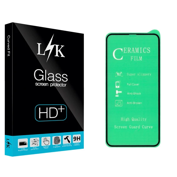 محافظ صفحه نمایش سرامیکی ال کی مدل Hard glass مناسب برای گوشی موبایل اپل Iphone 11 Pro Max / Iphone Xs Max