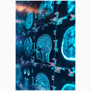 کاغذ دیواری طرح پزشکی مدل MRI مغز کد AR304088