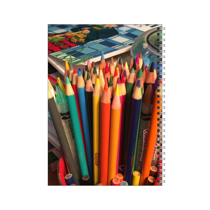 دفتر مشق 80 برگ بامبیلیپ طرح مداد رنگی و نقاشی کد 4603953