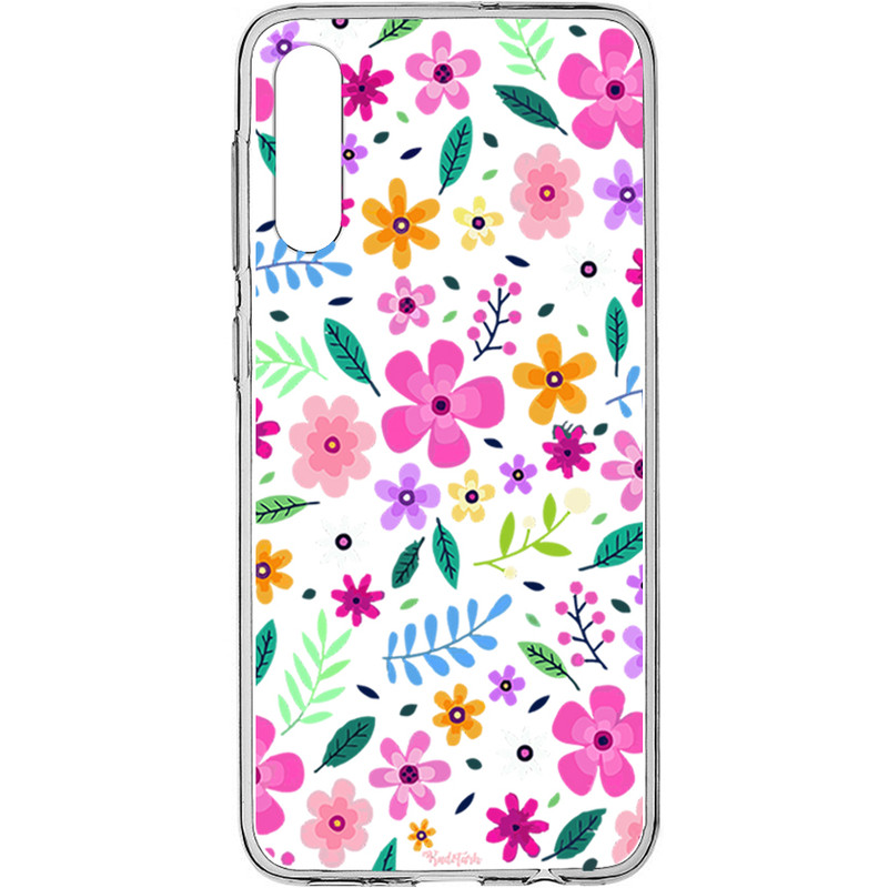 کاور طرح گل مناسب برای گوشی موبایل سامسونگ Galaxy A50