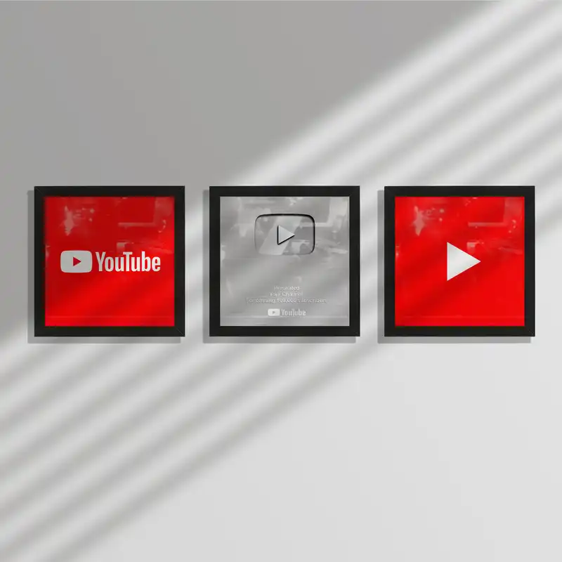 تابلو طرح یوتیوب مدل Jm603 مجموعه 3 عددی