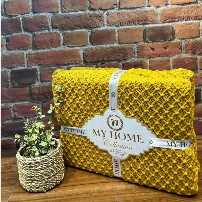 عکس شماره 11 : شال مبل و تخت مای هوم مدل بافت سایز 160×220 سانتی متر