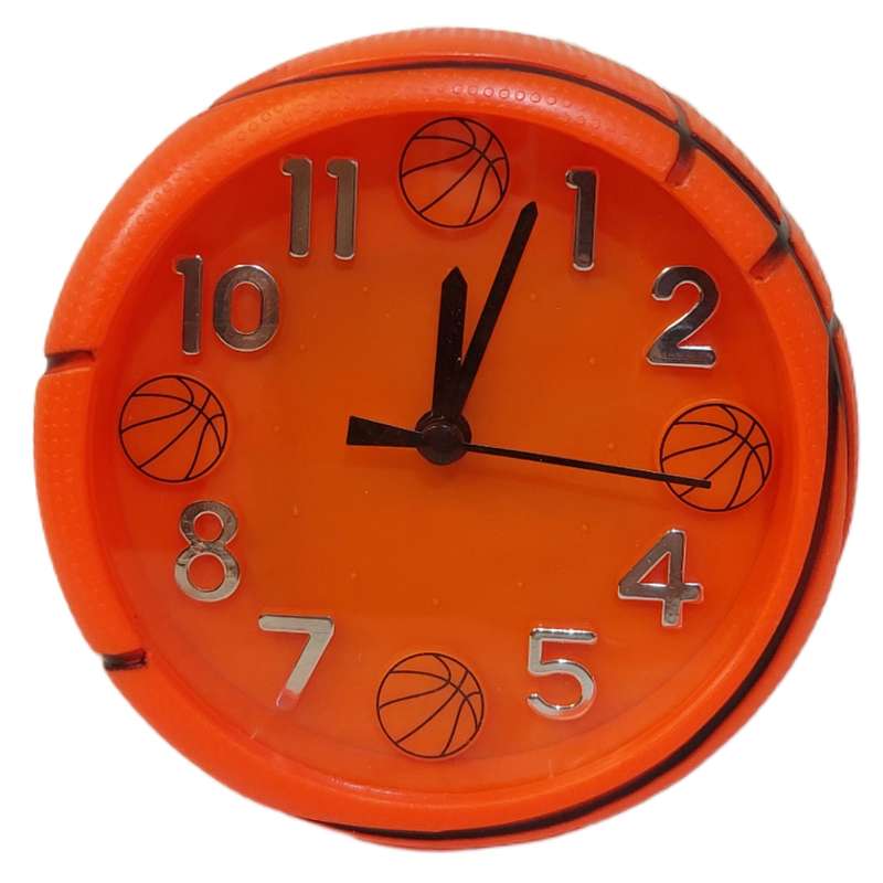 ساعت رو میزی مدل زنگ دار طرح توپ بسکتبال